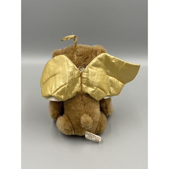 Vintage FIESTA 10" Angel Bear W/ Wings & Halo Teddy Plush Stuffed Animal - Picture 5 of 7
